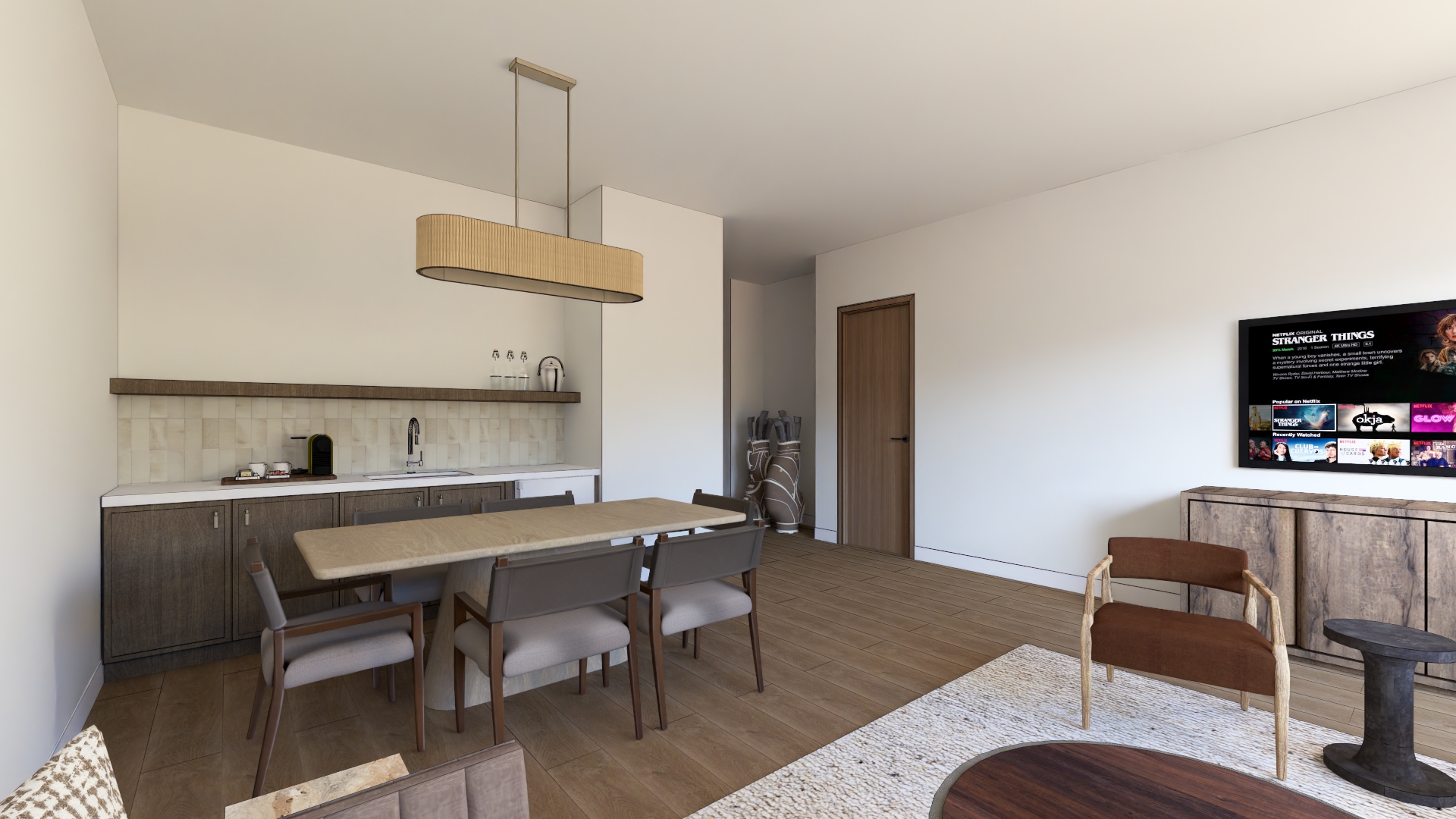 Bldg 3 Unit A Kitchen Living